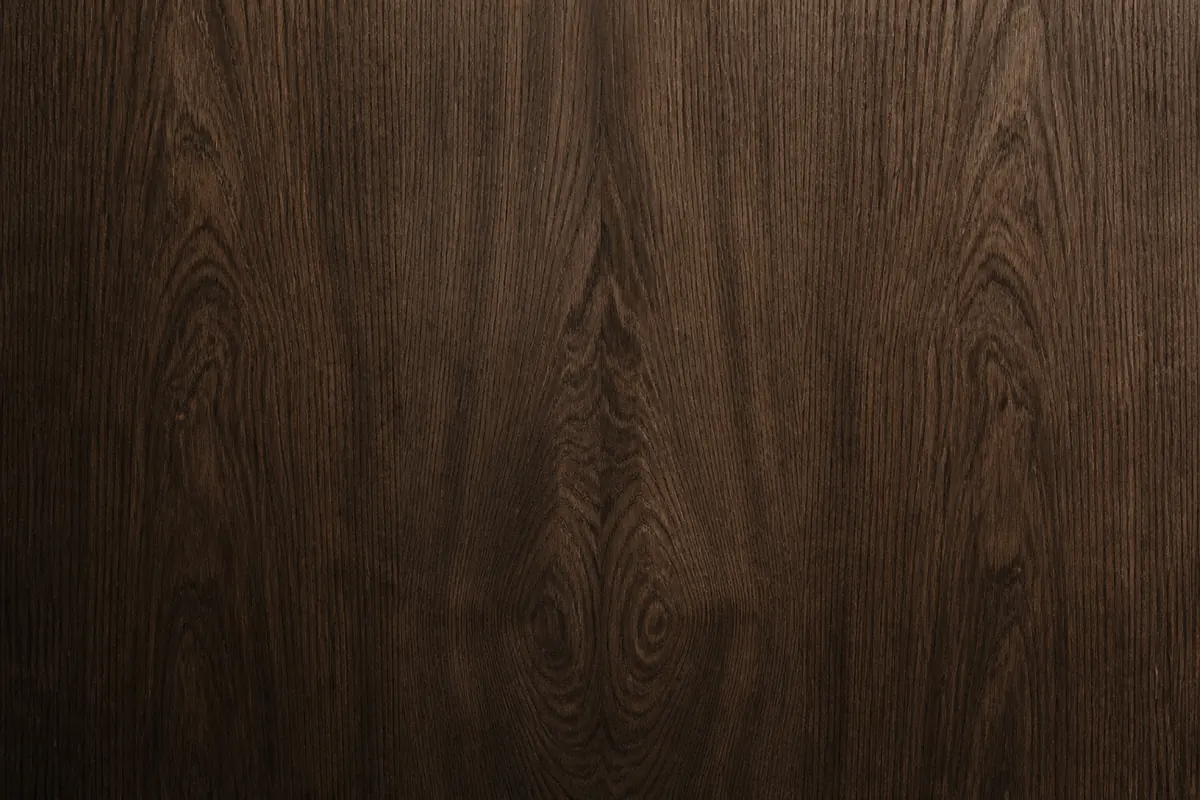 Smoked oak timber veneer finish