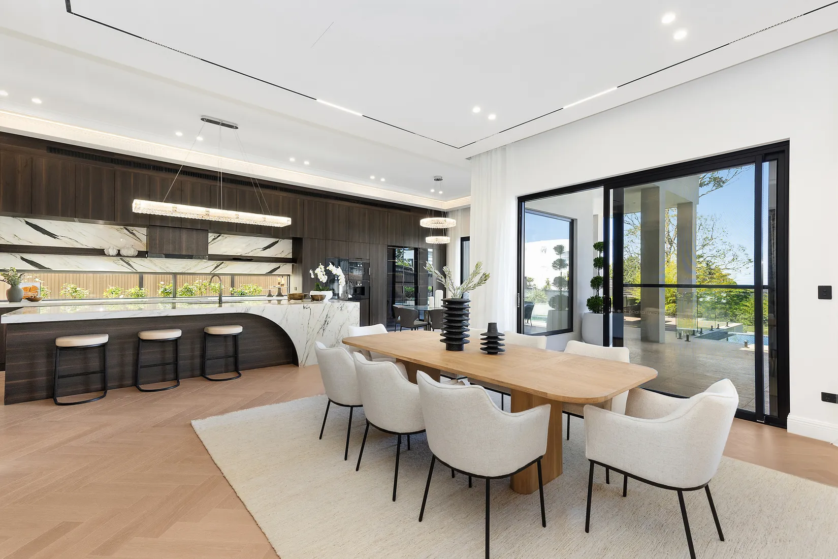 East Killara kitchen and dining joinery